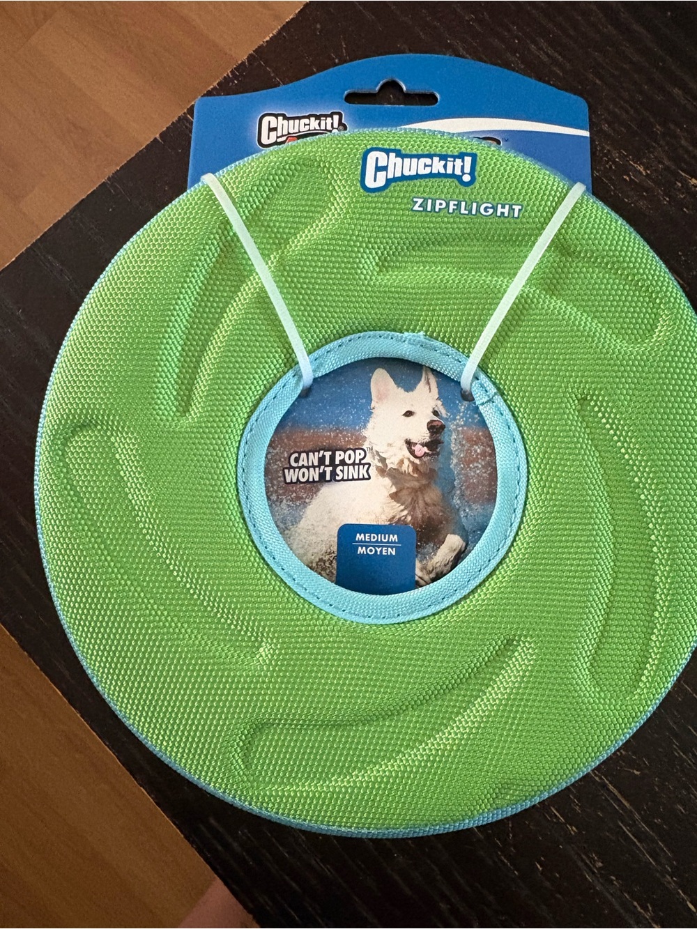 Zipflight Medium Dog Flyer - Bright Green